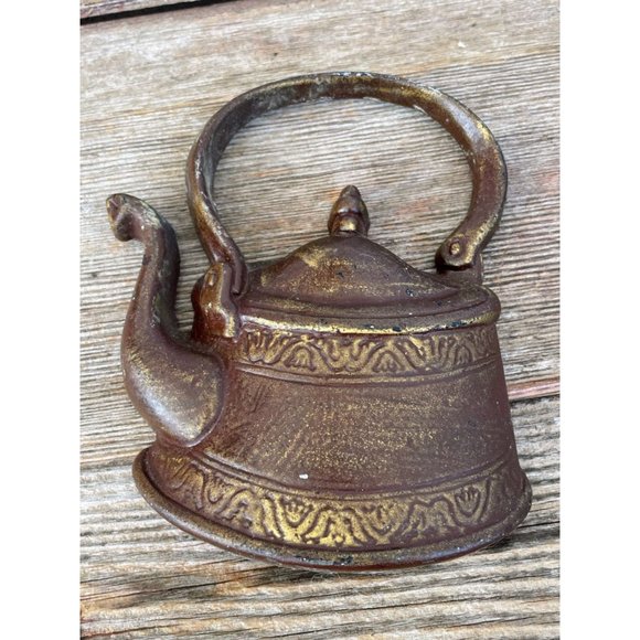 Vintage Cast Metal Kitchen Wall Decor Farmhouse Chippy - Picture 6 of 14